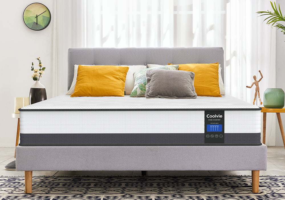 Coolvie 10 Inch Twin Gel Memory Foam Hybrid Mattress